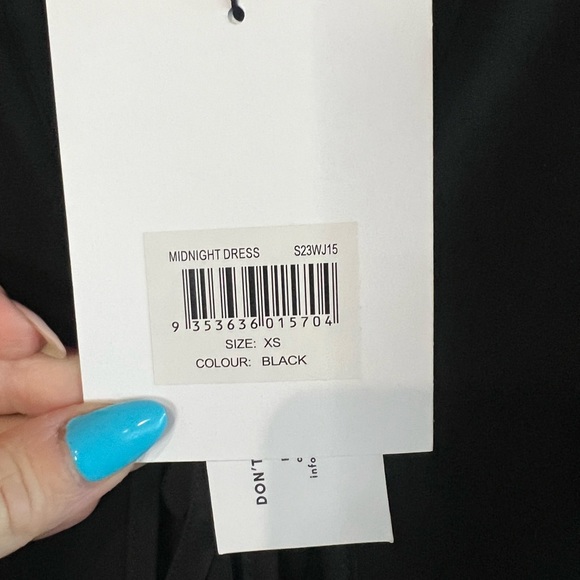 With Jean Midnight Dress in Black - Picture 6 of 10